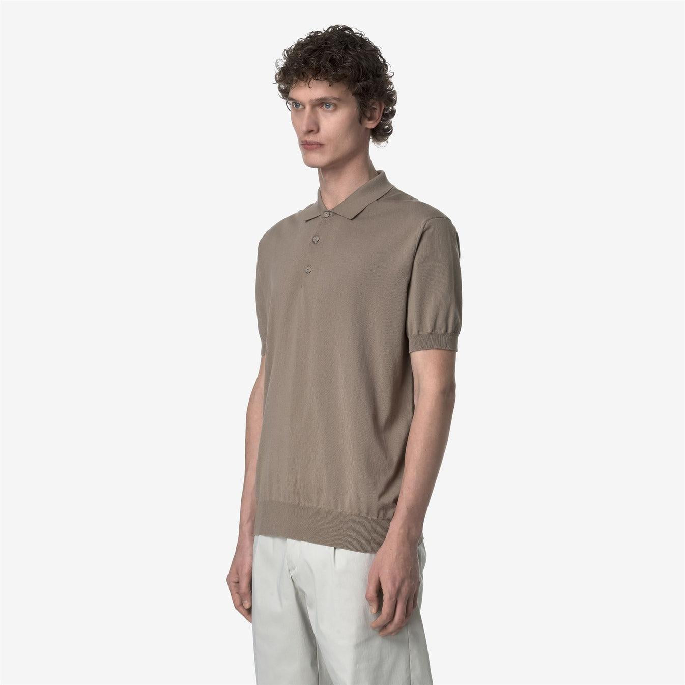 pleyne<BR/>Polo Classica Tricot Beige Marrone K4126RW WG9 K-WAY 