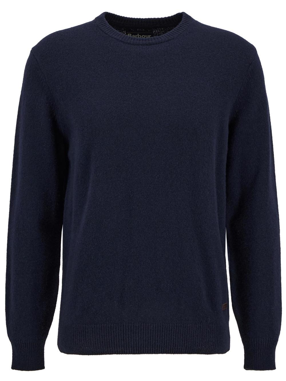 Maglione uomo Essential in lana merinos MKN0584 NY91 BARBOUR 