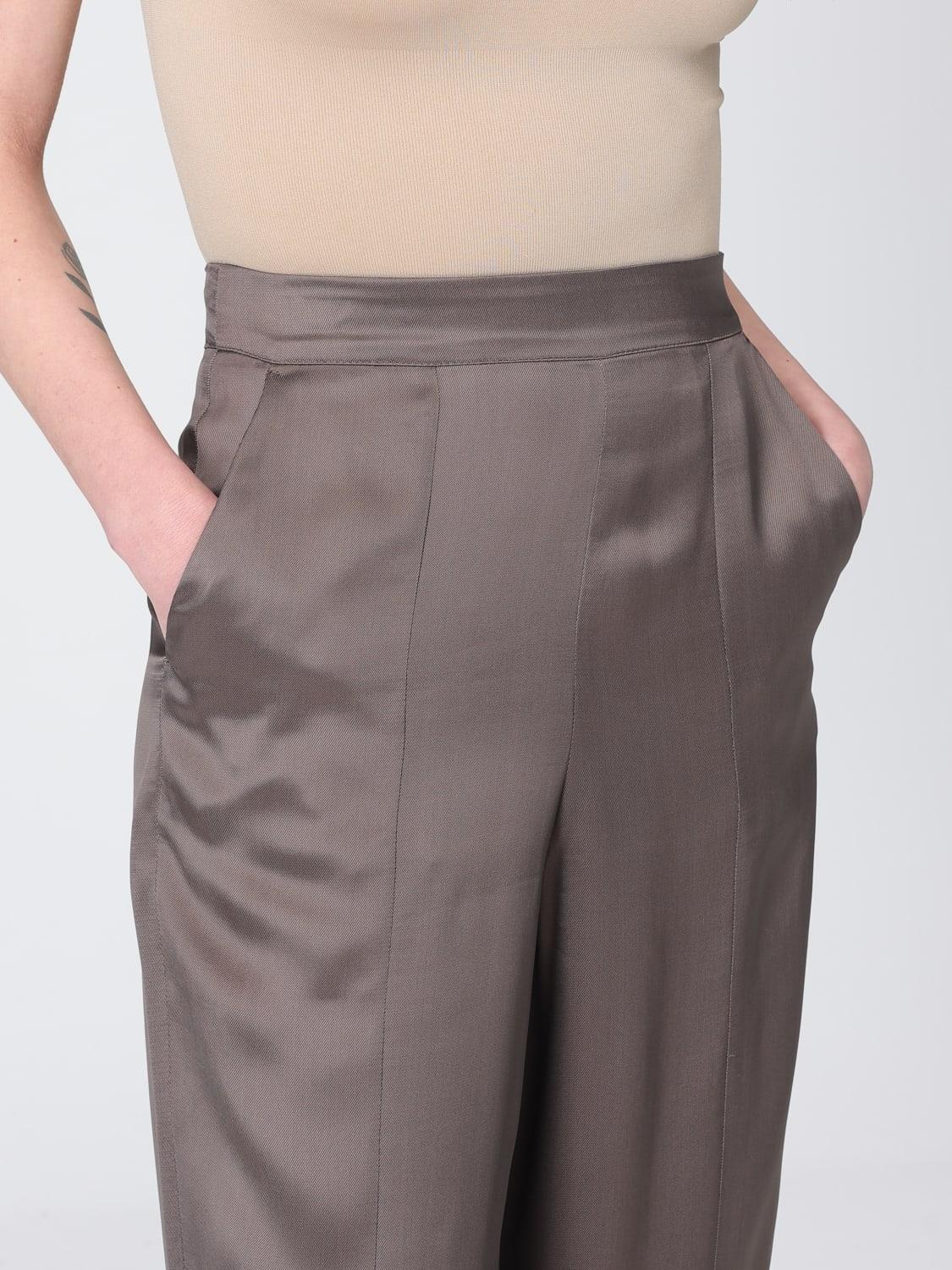 Pantaloni in twill di viscosa EW003623AF21547 U6128 ARMANI 
