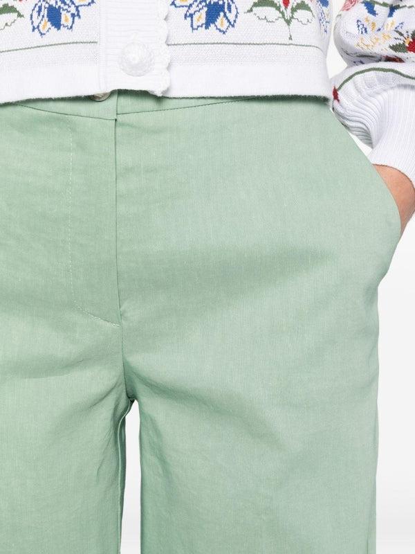 Pantalone elegante verde da donna 104929A34I T80 PINKO 