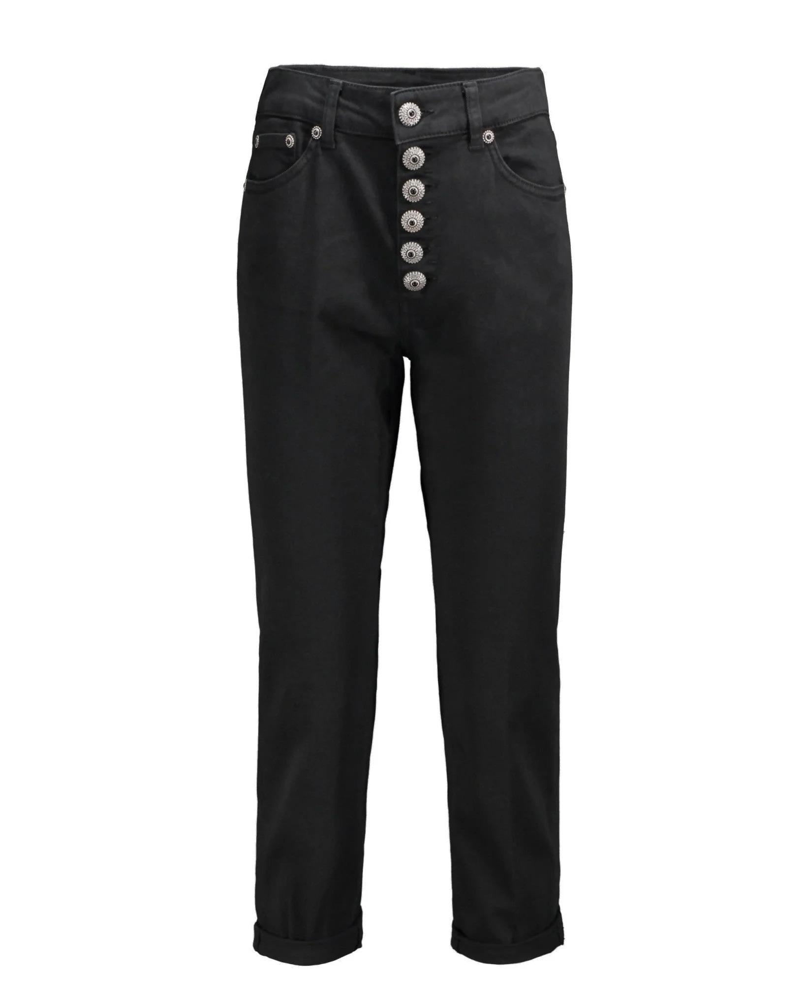 Jeans Koons boyfriend denim nero DP268BBS0030DPTD 999 DONDUP 