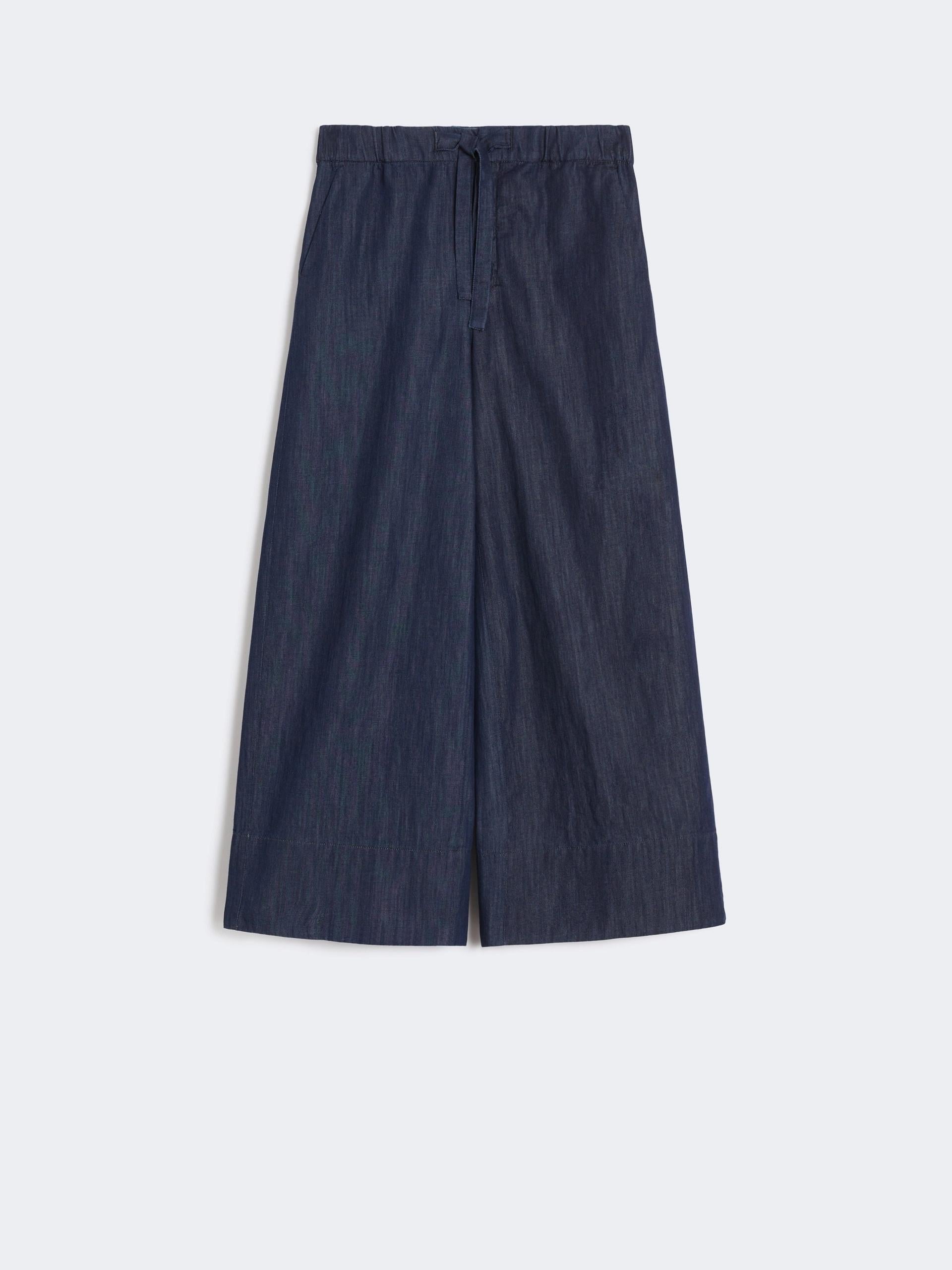 Pantalone jogging in denim - Blu notte<BR/> JOUR 001 TIMELESS 