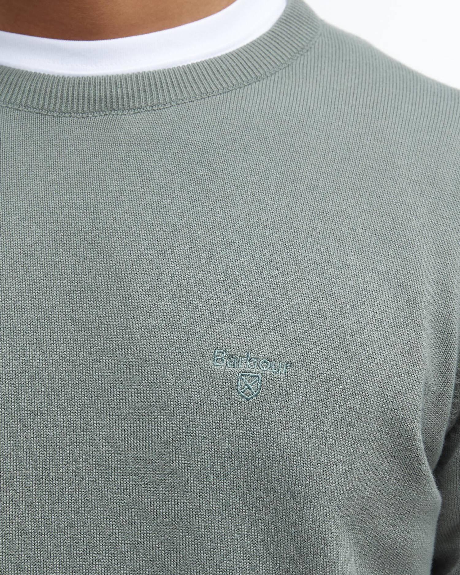 Maglione girocollo in cotone Pima<BR/> MKN0932MKN GN49 BARBOUR 