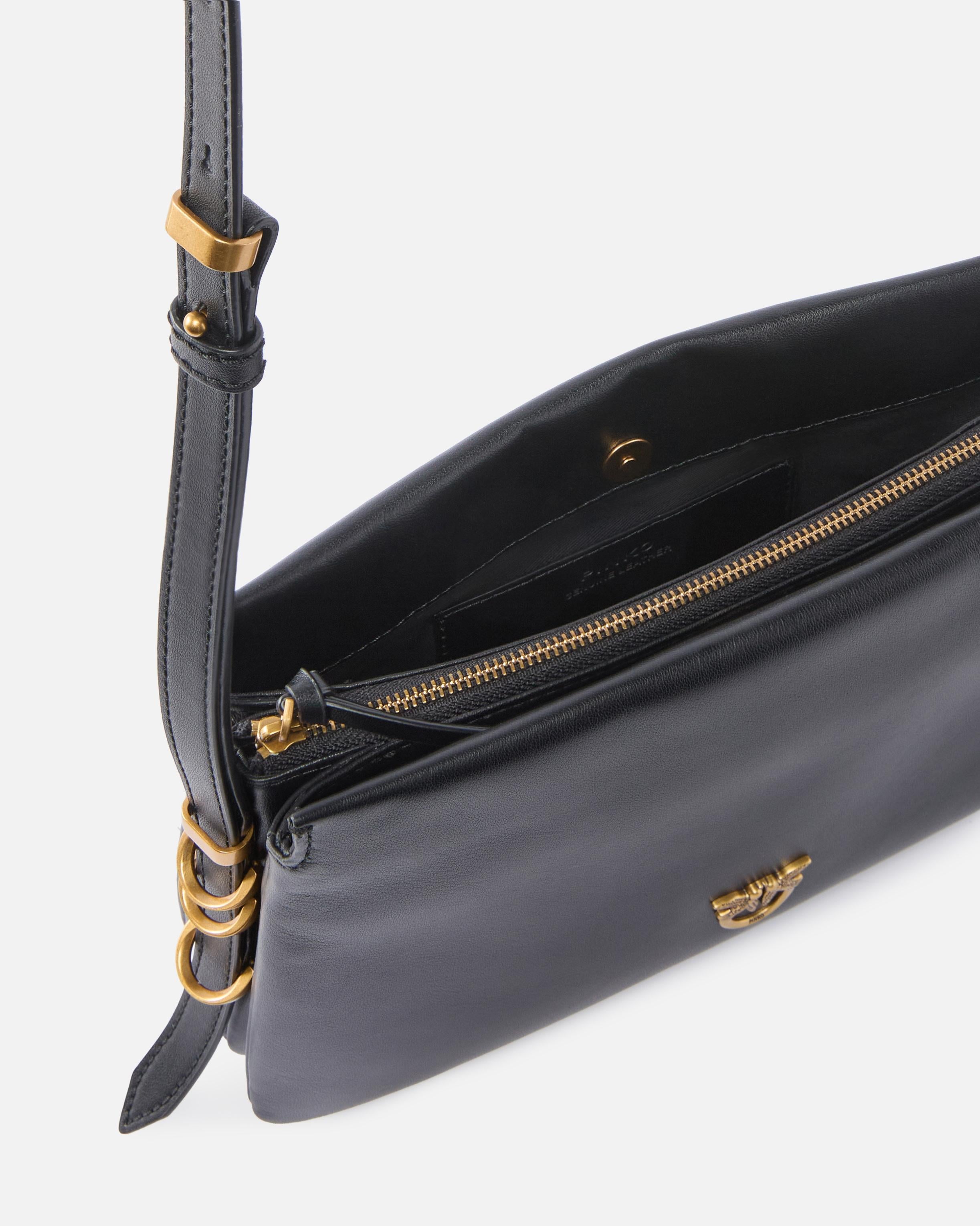 Triplet mini<BR/>Borsa a tracolla Mini One, Two, Three Bag in pelle<BR/><BR/> 105883A0QO Z99Q PINKO 