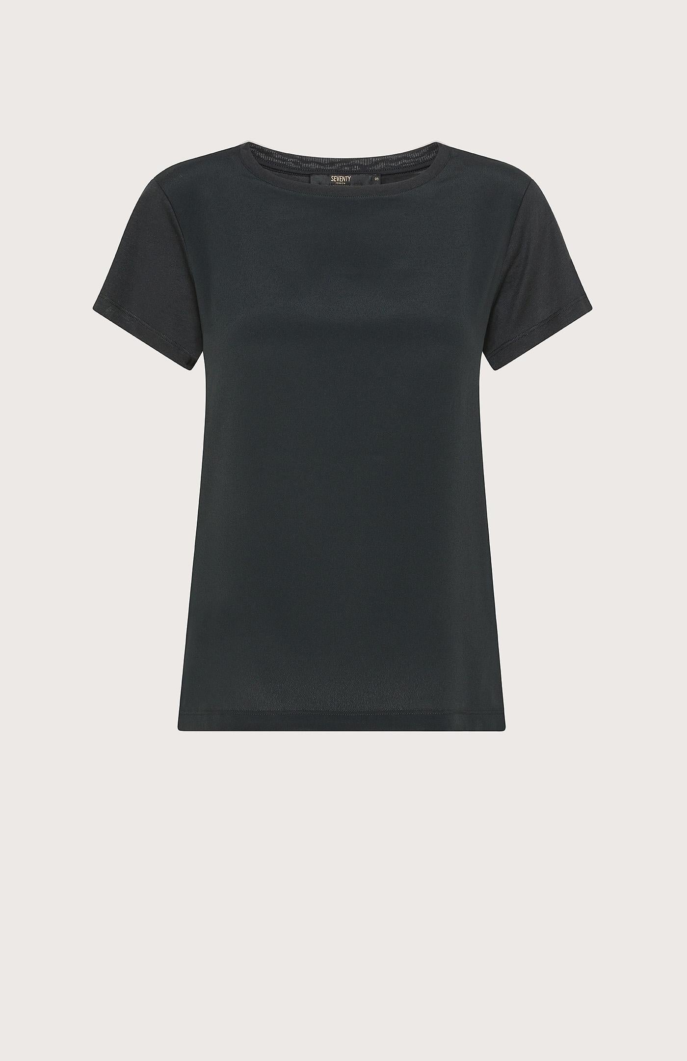 T-shirt donna in doppio tessuto