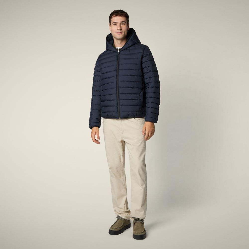 Giacca uomo mod. Ezra in blu nero<BR/> D33600M 90010 SAVE THE DUCK 