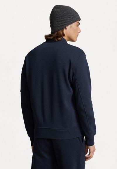 Felpa uomo in misto cotone con zip