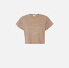 T-shirt in jersey con stampa lettering