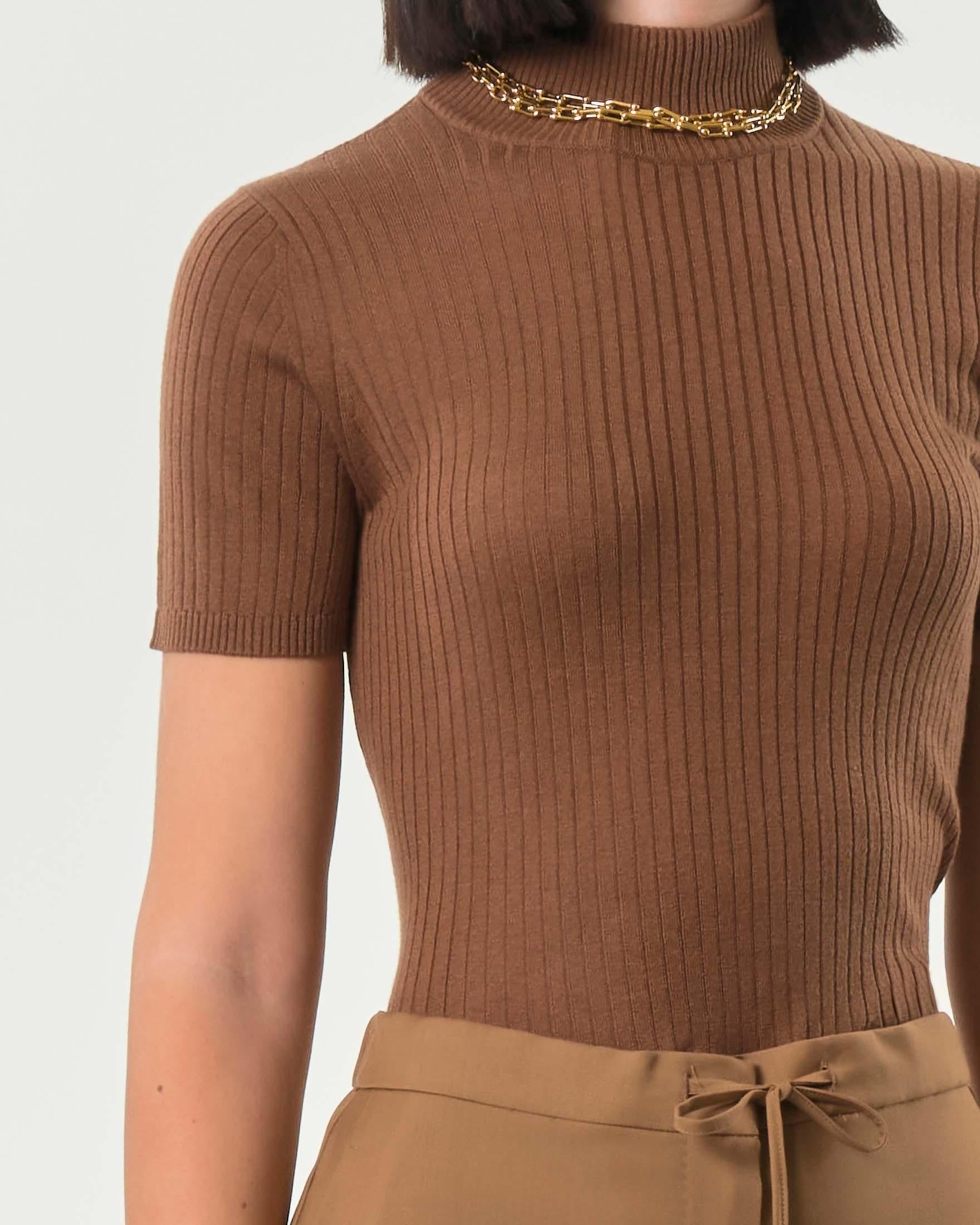 Dolcevita in seta e lana JANGY 003 MAX MARA STUDIO 