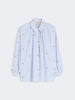 WKDBUTTERFLYCamicia in popeline con ricami - Azzurro