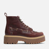 Stivale donna Sfrangiato con Plateau Stone Street