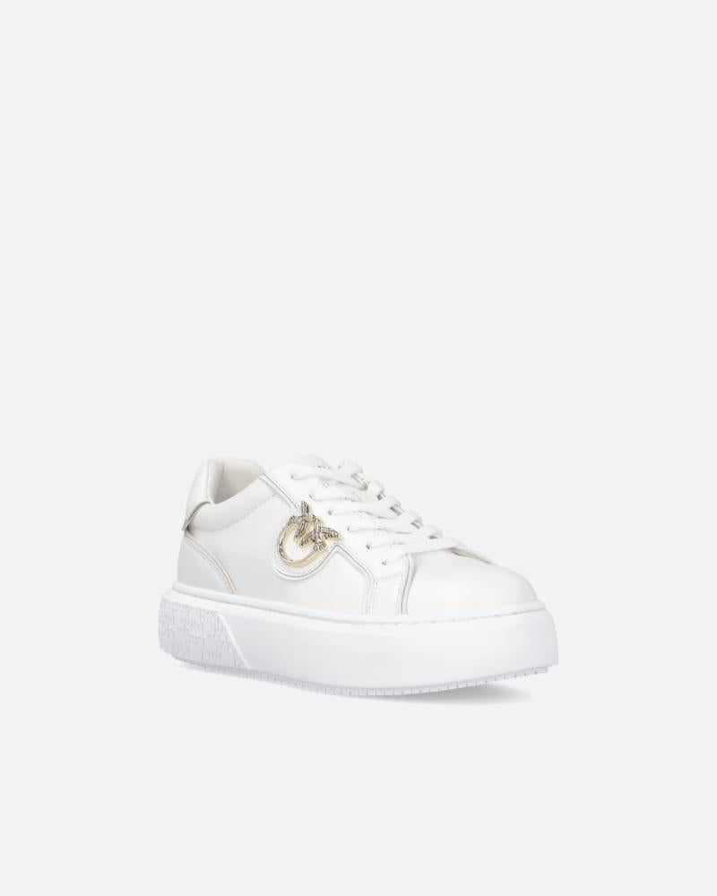 Sneakers flatform con suola alta e logo in metallo<BR/><BR/> SS0003P014 ZIA PINKO 
