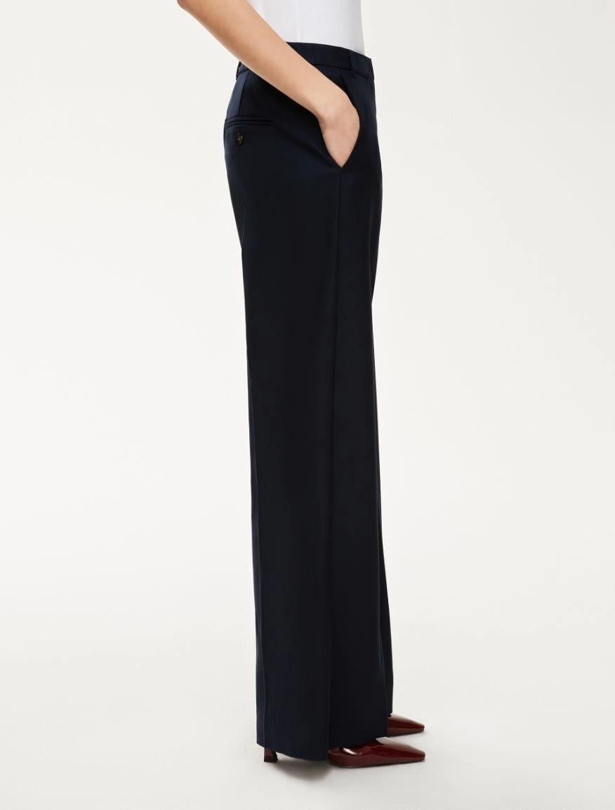 Pantalone in misto viscosa wide leg SURREY 007 IBLUES 