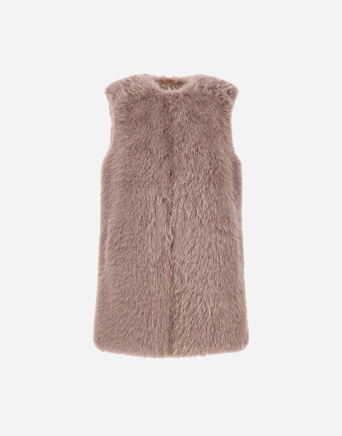 GILET RESORT IN FULLNESS FAUX FUR GC00065DR12627 4400 HERNO 