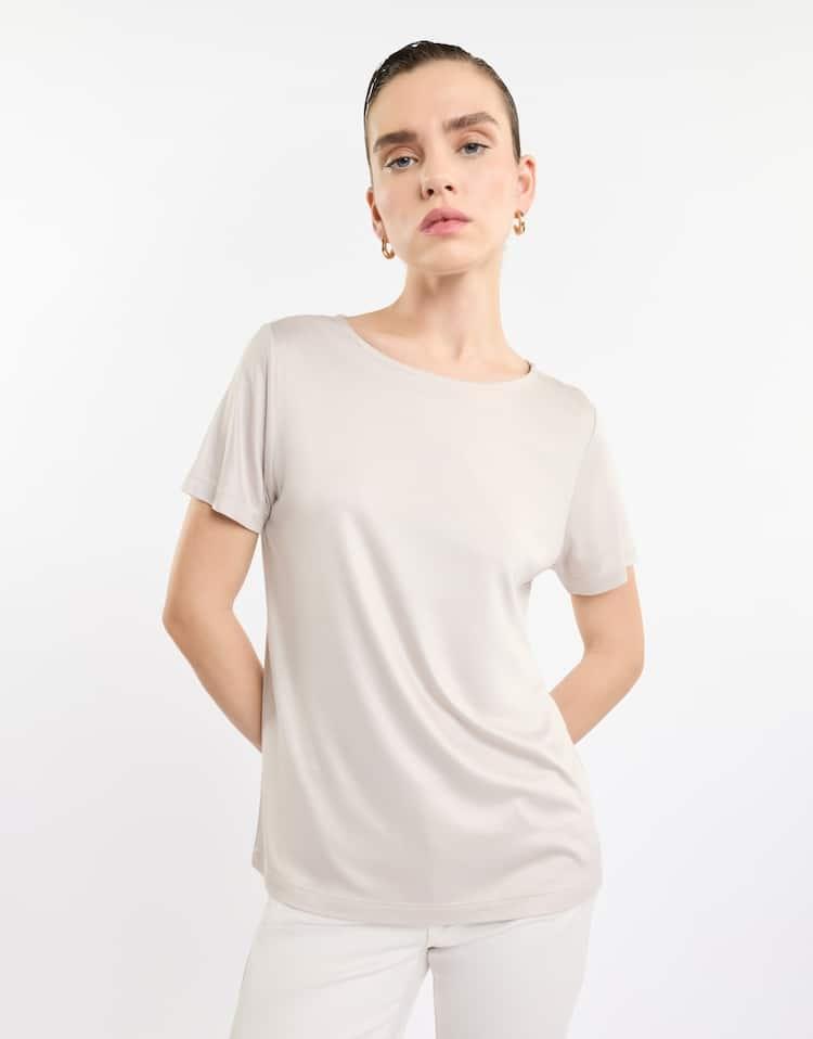 T-shirt in Jersey<BR/> NPWB2506150XBA B009 FAY 