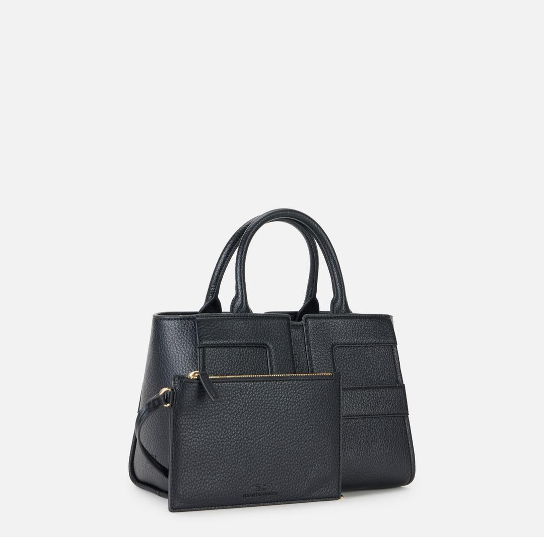 Borsa tote media con logo BS35A56E2 110 ELISABETTA FRANCHI 
