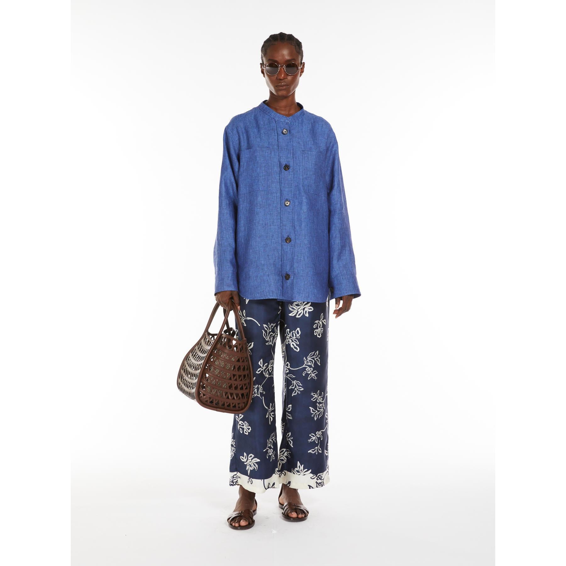 Camicia donna in puro lino DELFY 004 S MAX MARA 
