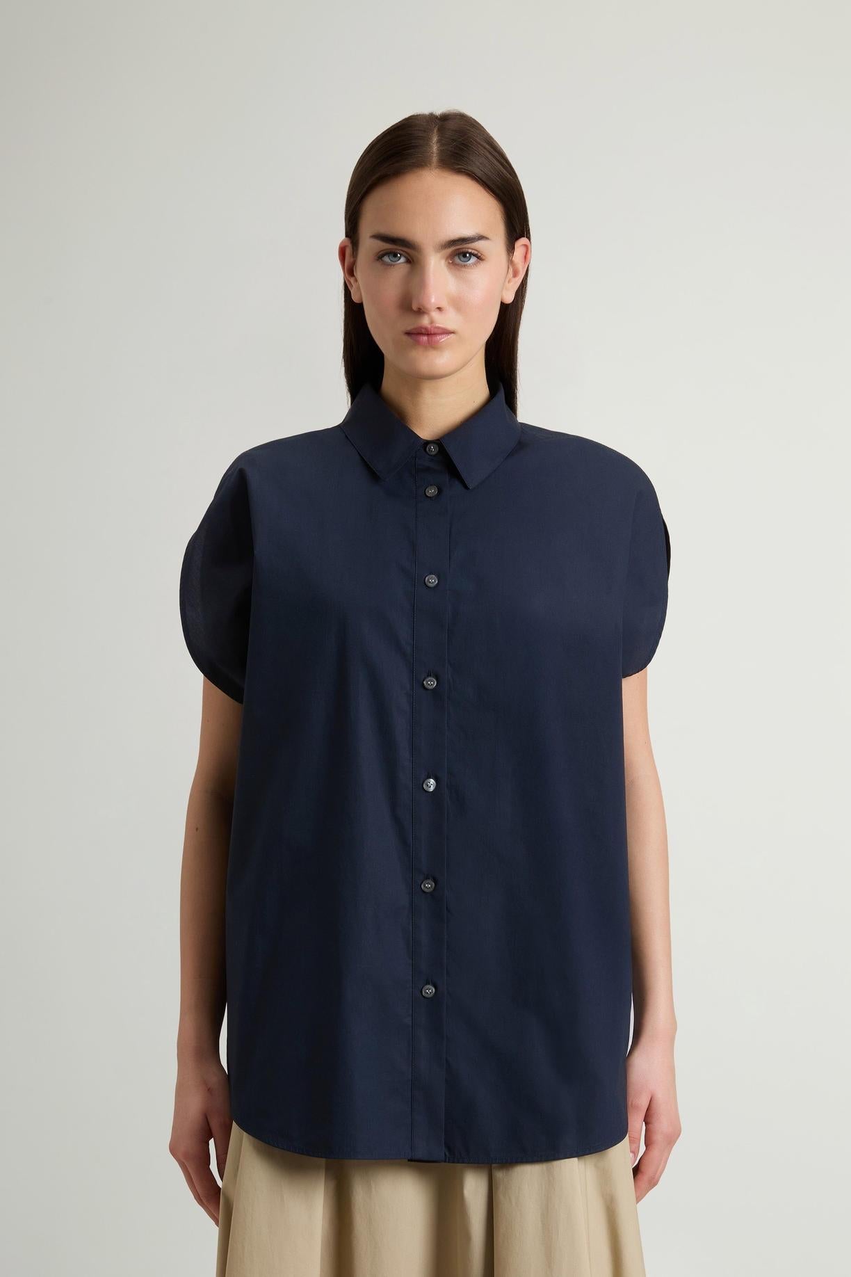 Blusa in popeline di puro cotone<BR/> CFWWSI2010FRUT3944 3989 WOOLRICH 