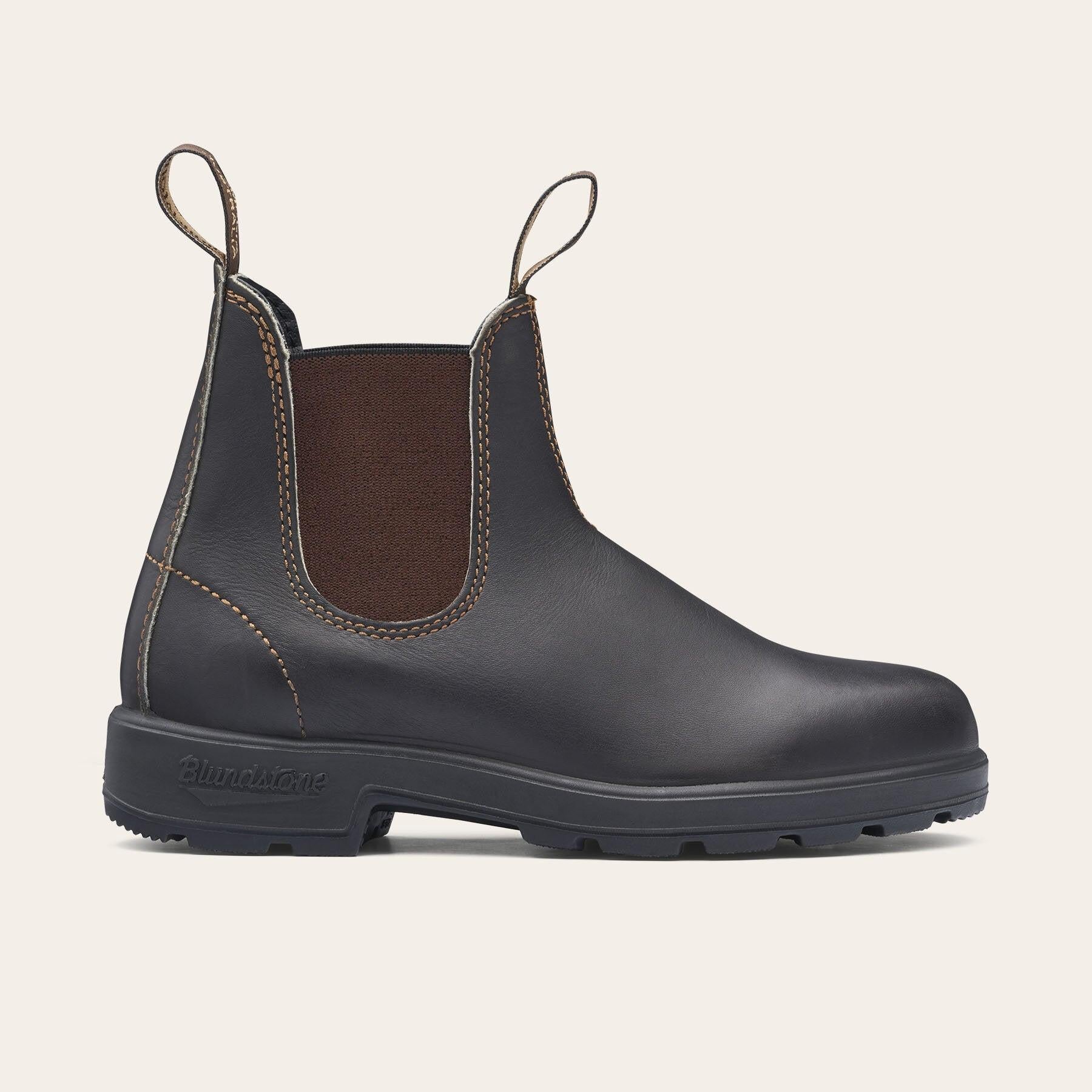 Stivaletti in pelle ORIGINALS CHELSEA BOOTS 500BC BROWN-BROWN BLUNDSTONE 