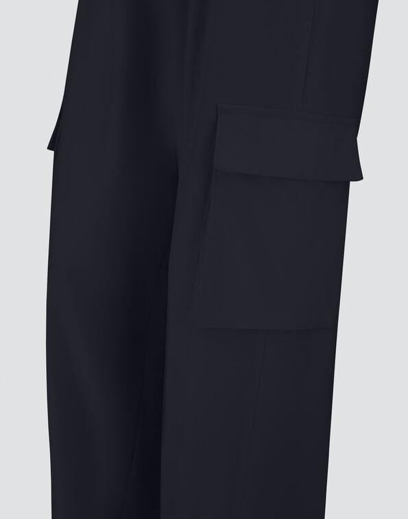 PANTALONI CARGO IN FLUID WOOL<BR/> PT000179D33453 9487 HERNO 