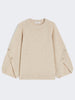 Maglia over in lana e cachemire