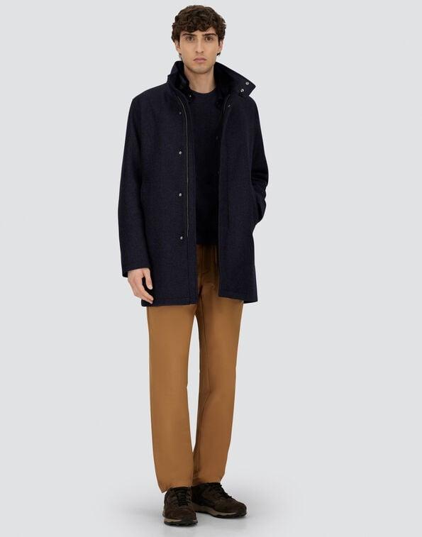 Cappotti e Trench<BR/>CARCOAT IN EASY WOOL E LIGHT FAUX FUR CA000215U33432R 9290 HERNO 