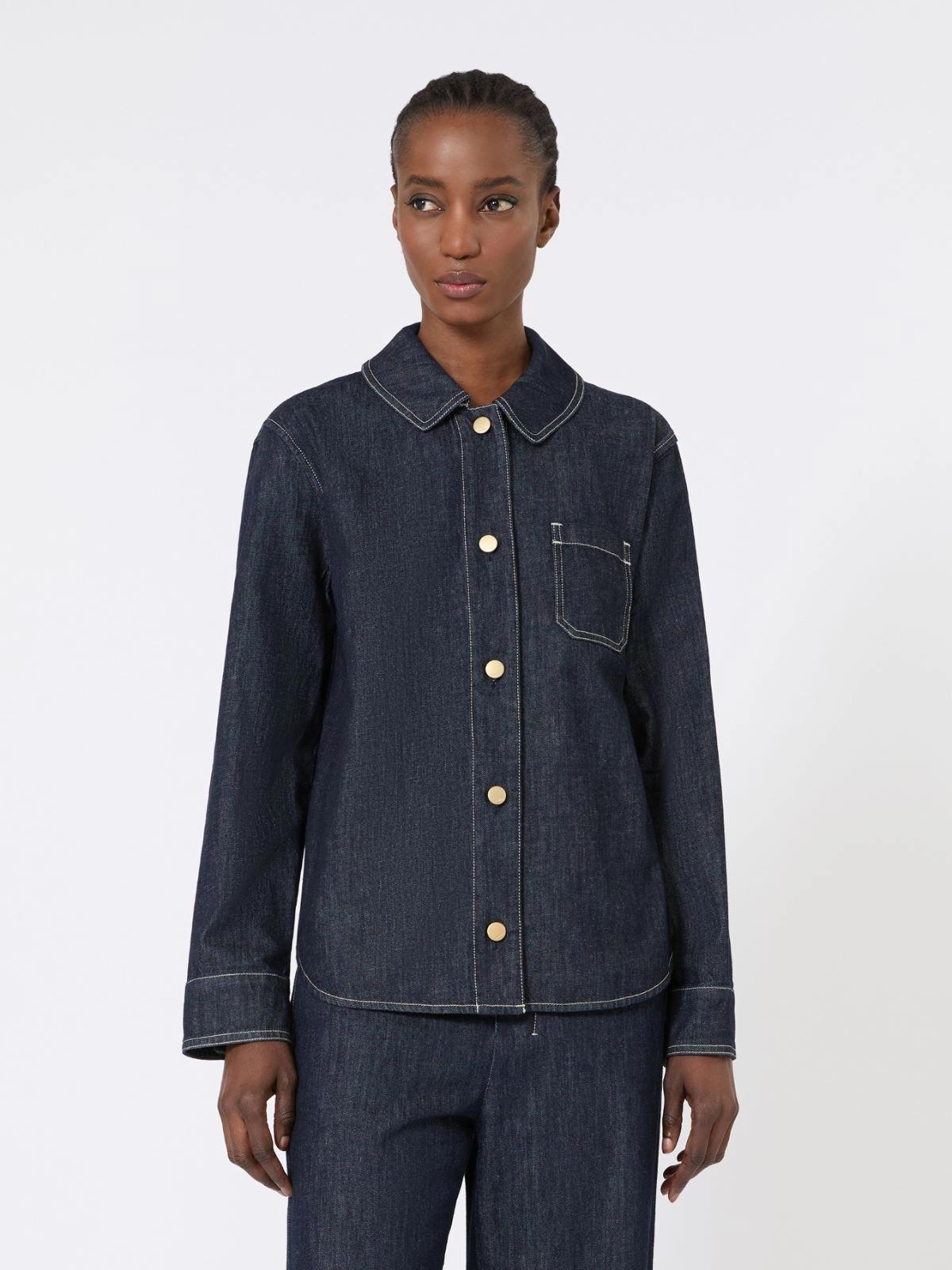 SMMENFASI<BR/>Camicia in denim di cotone SMMENFASI 001 S MAX MARA 