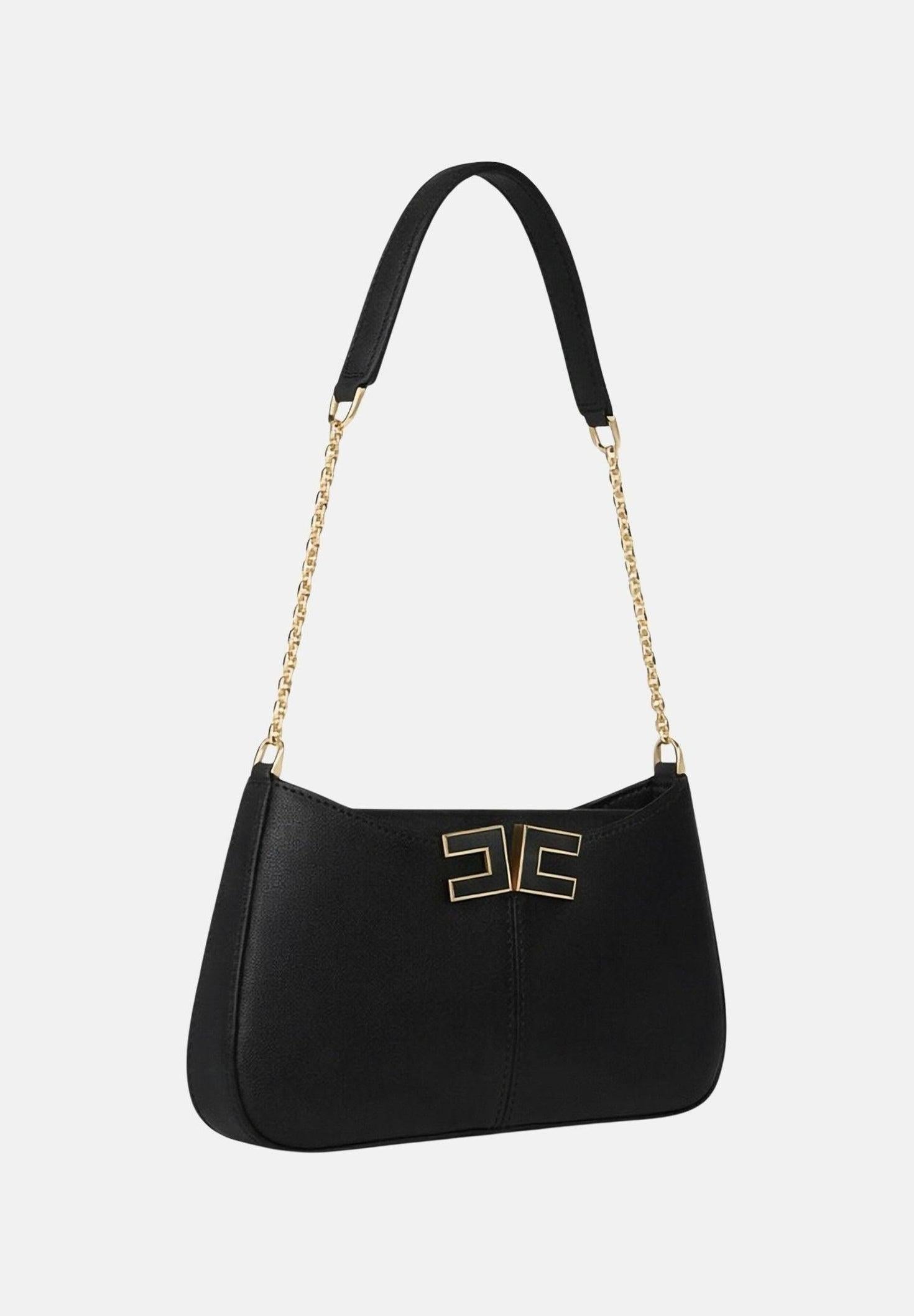 Borsa a spalla con dettaglio logo<BR/> BS93A61E2 110 ELISABETTA FRANCHI 