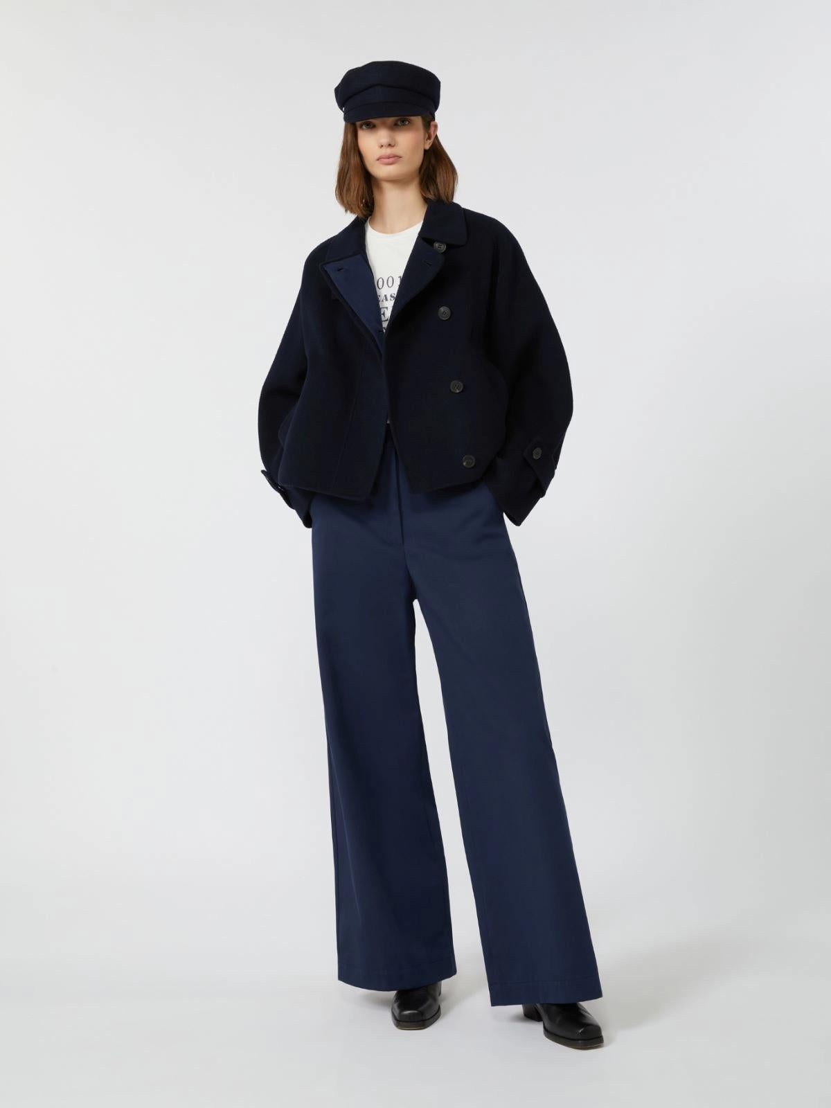 Cappotto crop in drap di lana CARELLA 015 WEEKEND 