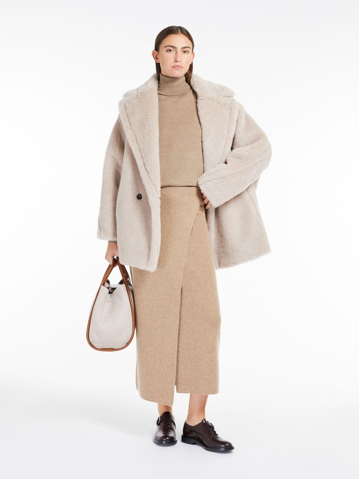 Teddy Bear Icon Coat corto in alpaca e lana OLGA 002 MAX MARA 