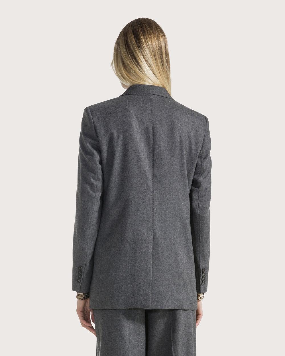 Giacca doppiopetto in flanella GI0916540261 922 SEVENTY 