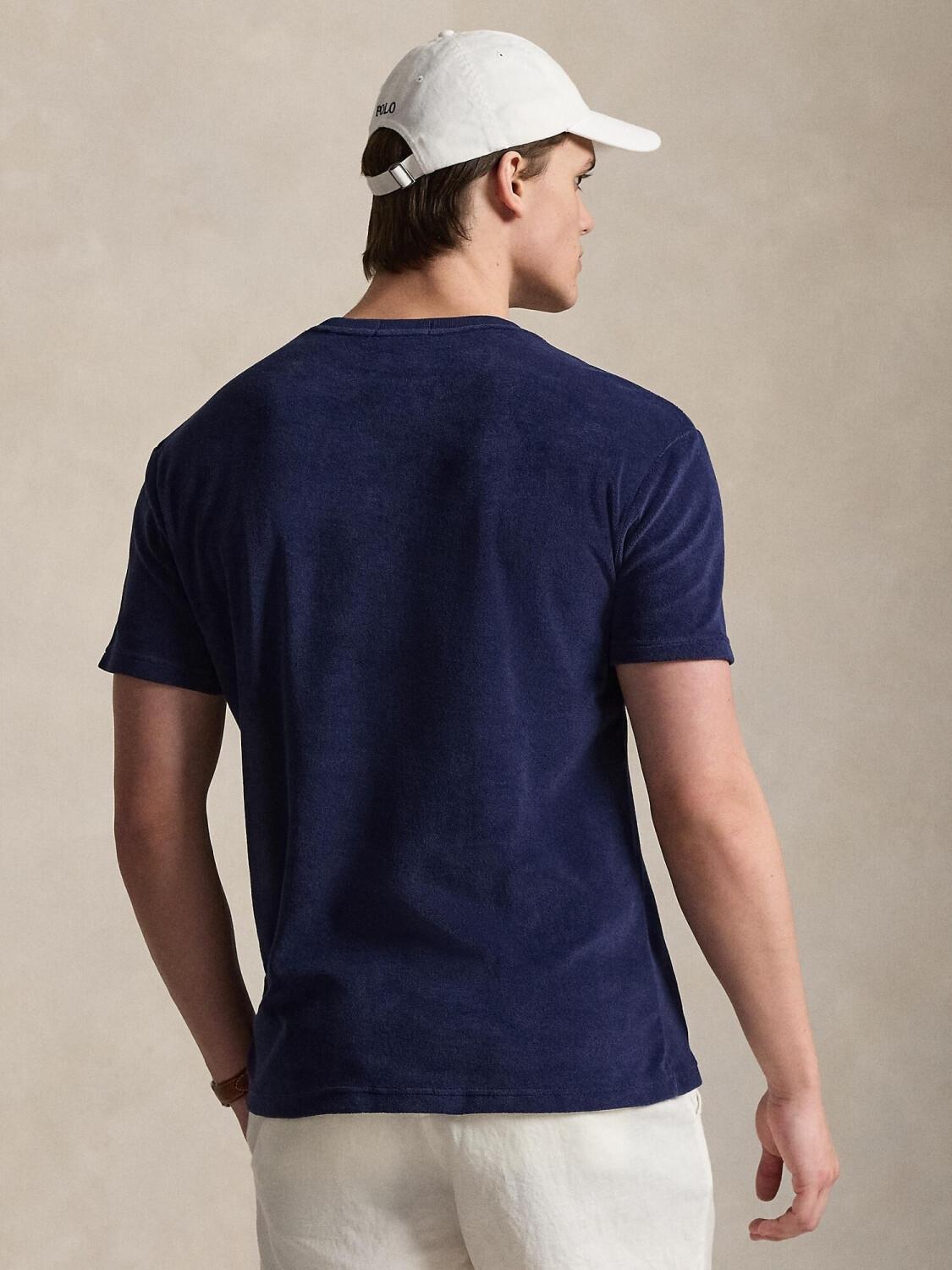 T-shirt uomo in spugna di cotone 710A12492 005 RALPH LAUREN 