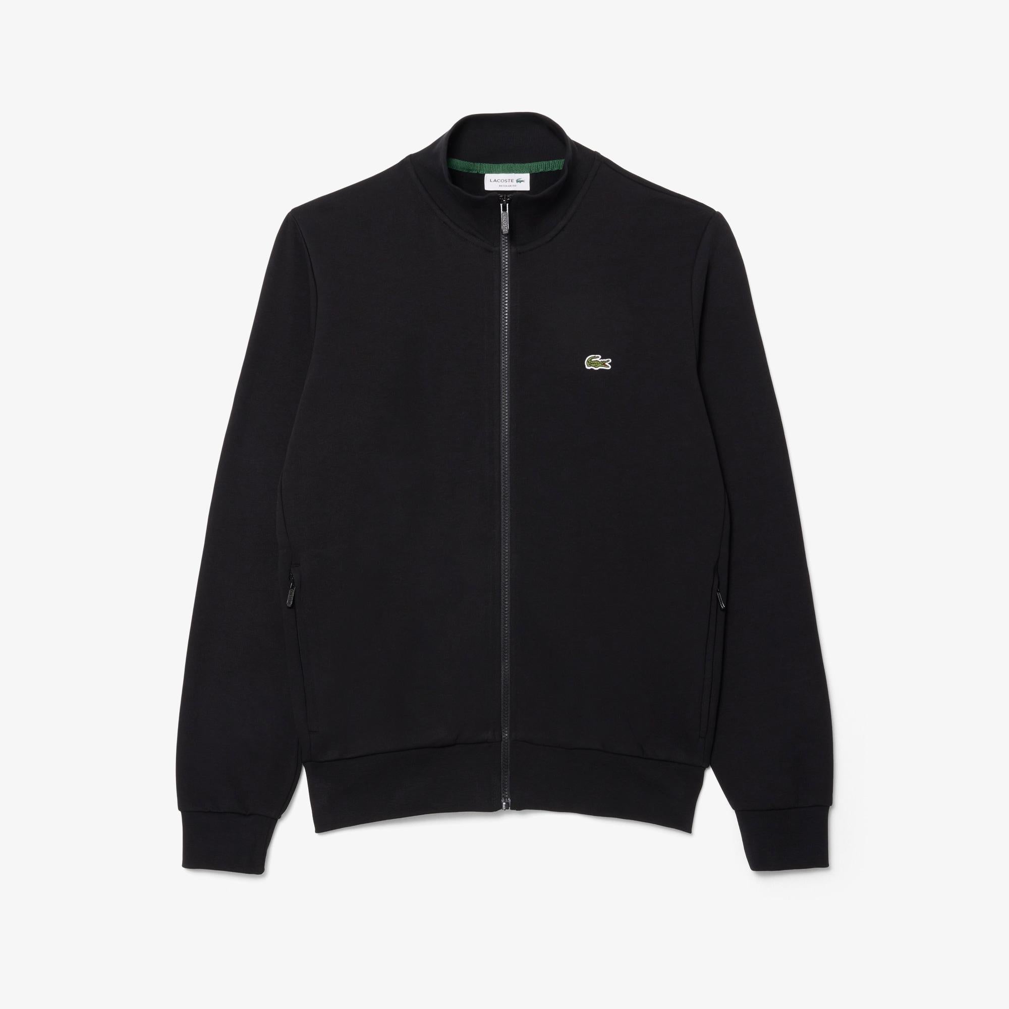 Felpa in misto cotone a collo alto con zip SH9622 031 LACOSTE 