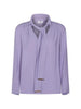 Camicia in georgette di viscosa con fusciacca