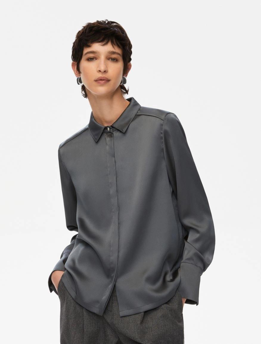 Camicia in raso ACCOLTO 002 IBLUES 