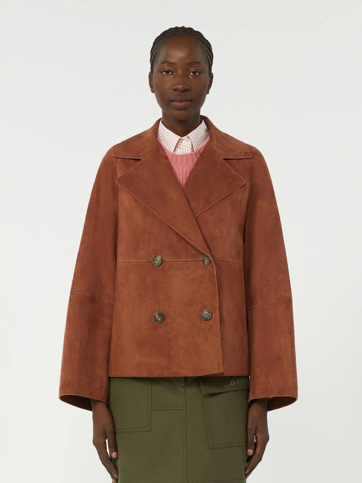 WKDSOSPIRO<BR/>Giacca doppiopetto in suede WKDSOSPIRO 003 WEEKEND 