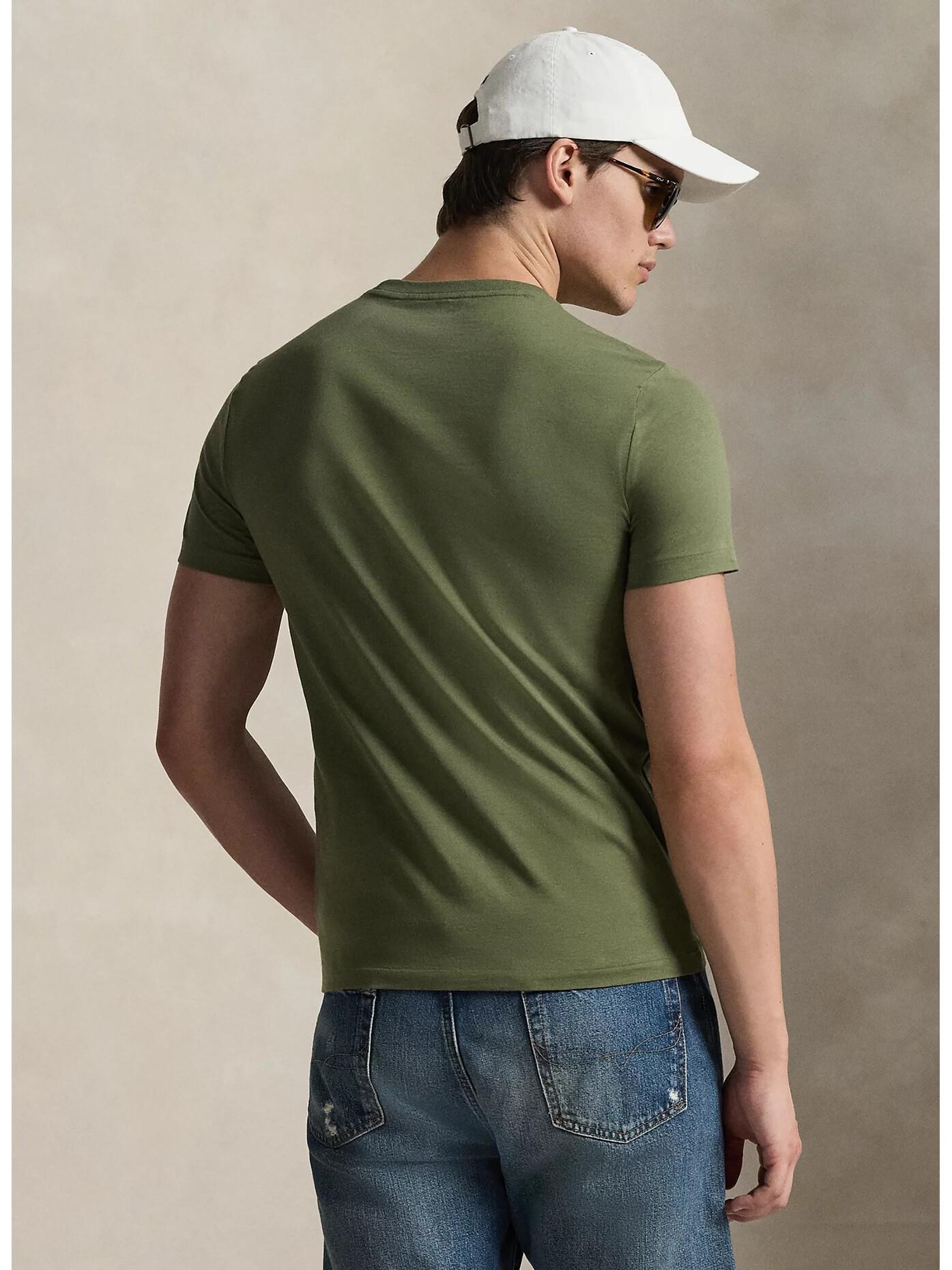 T-shirt uomo in cotone manica corta 710671438 522 RALPH LAUREN 