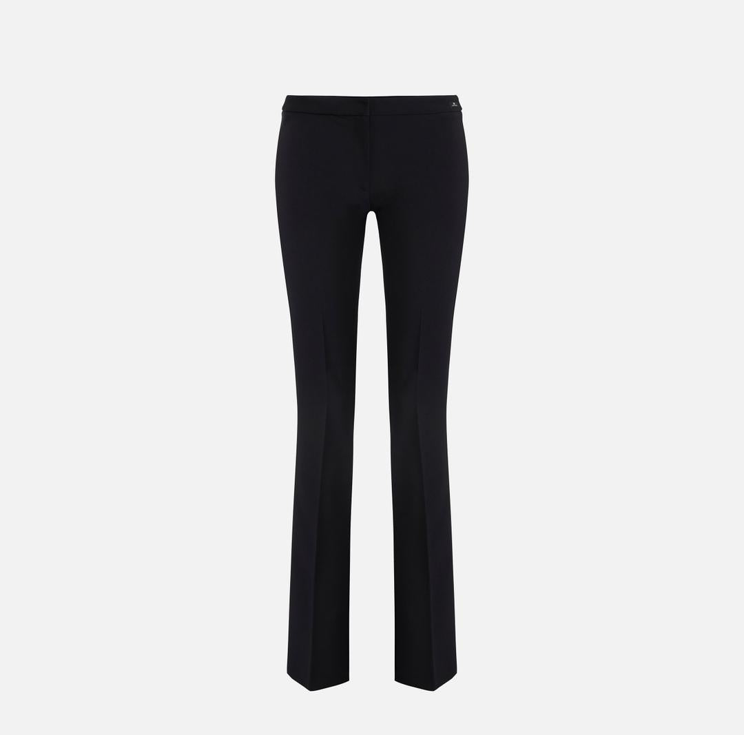 Pantaloni in crêpe leggero PA13357E2 110 ELISABETTA FRANCHI 