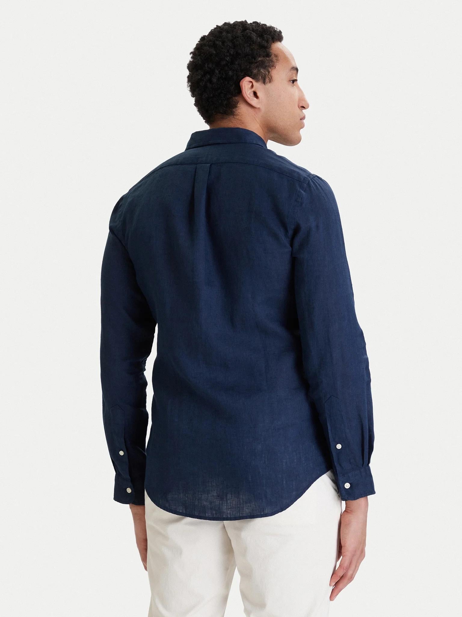 Camicia uomo in puro lino 710968915 506 RALPH LAUREN 