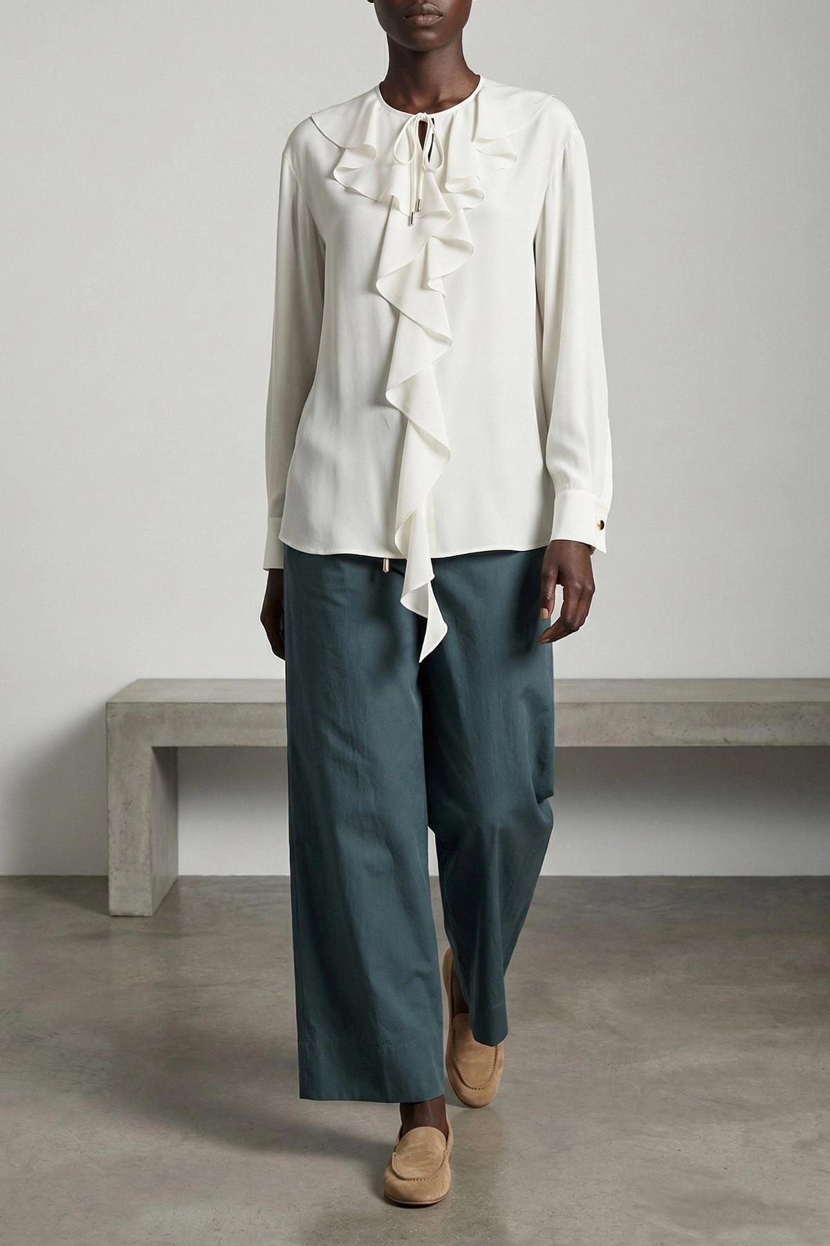 Pantalone in popeline con coulisse SMMGUFO 017 S MAX MARA 2 