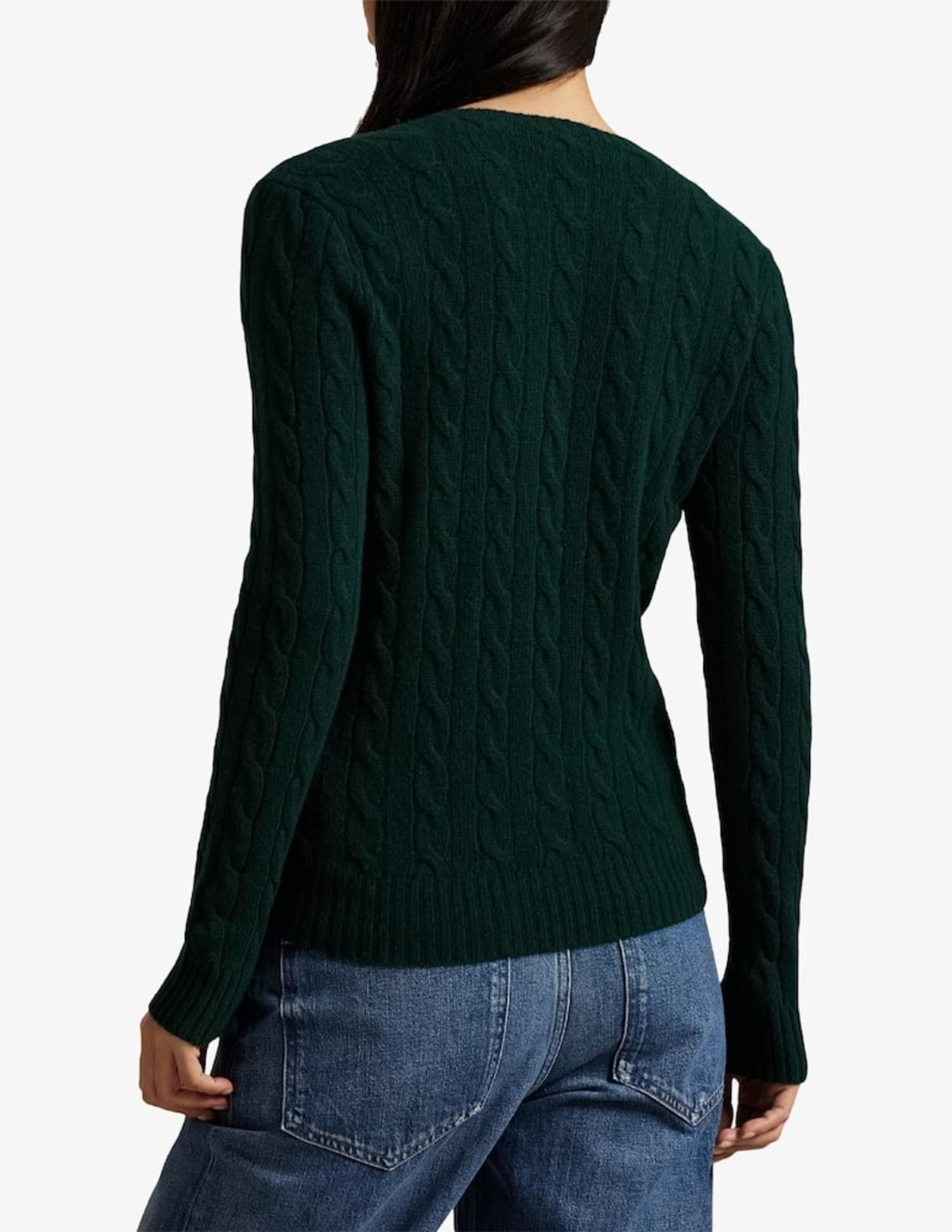 Maglia in misto lana cashmere a trecce 211971865 009 RALPH LAUREN 