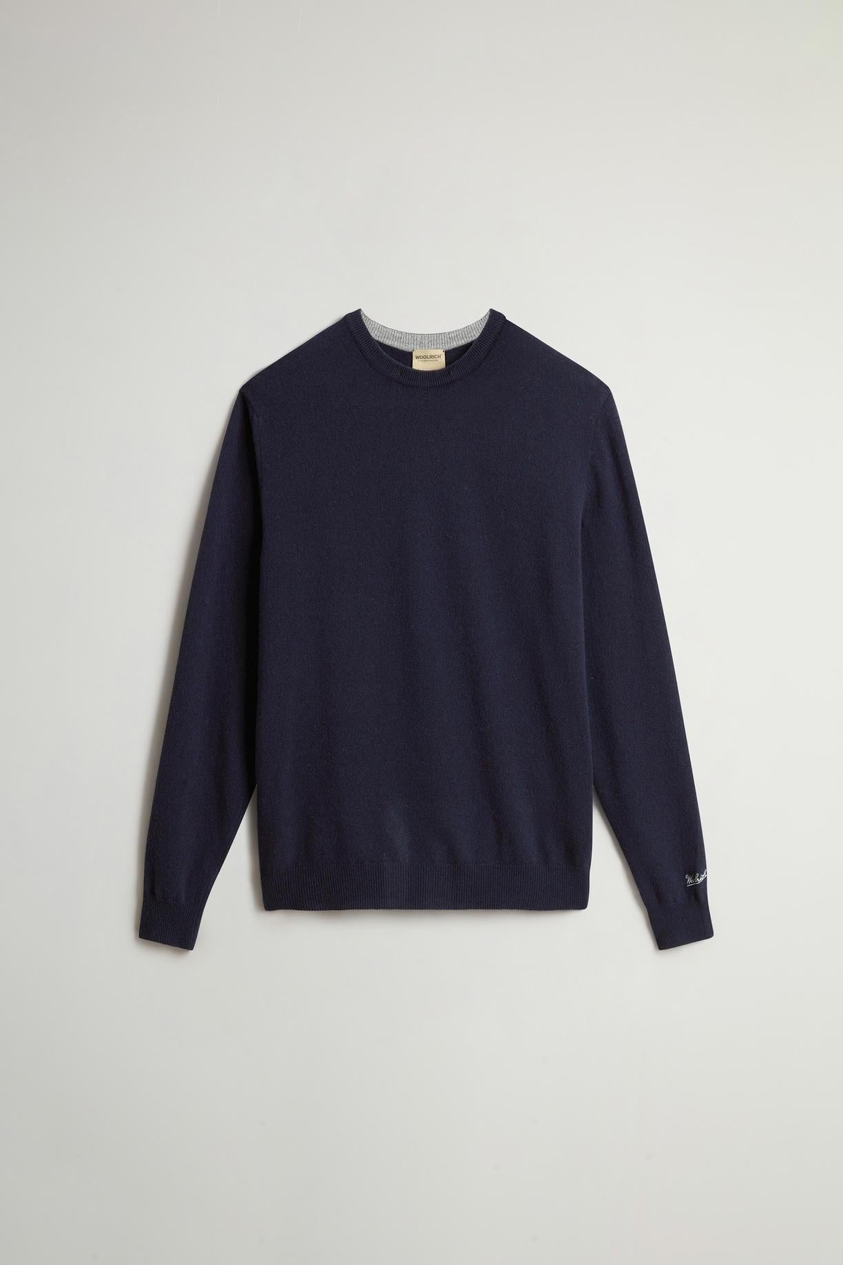 Maglione girocollo in pura lana d'agnello<BR/> CFWOKN0278MRUF0469 3989 WOOLRICH 