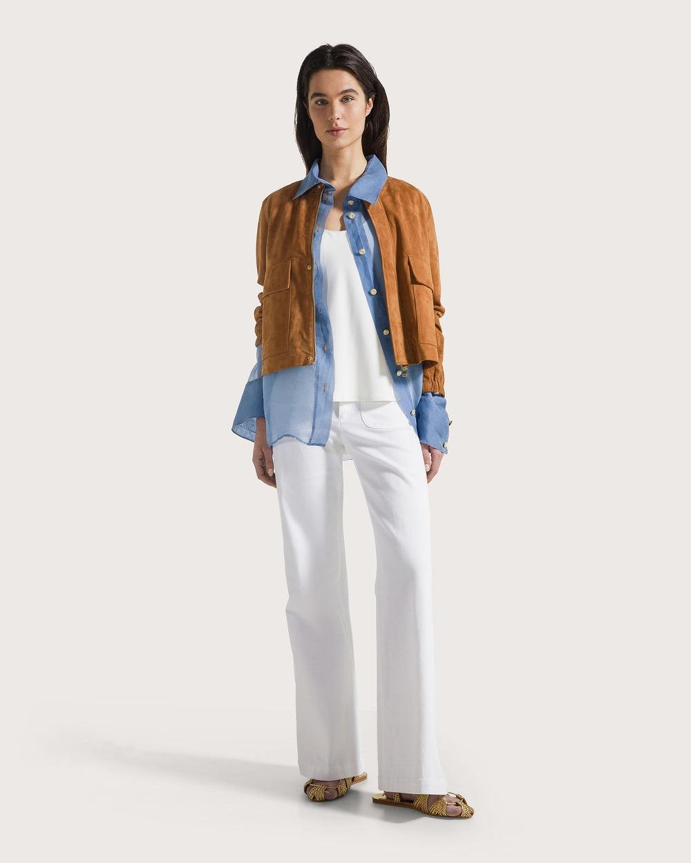 Top canotta in cady crêpe viscosa<BR/> TO0200460206 002 SEVENTY 