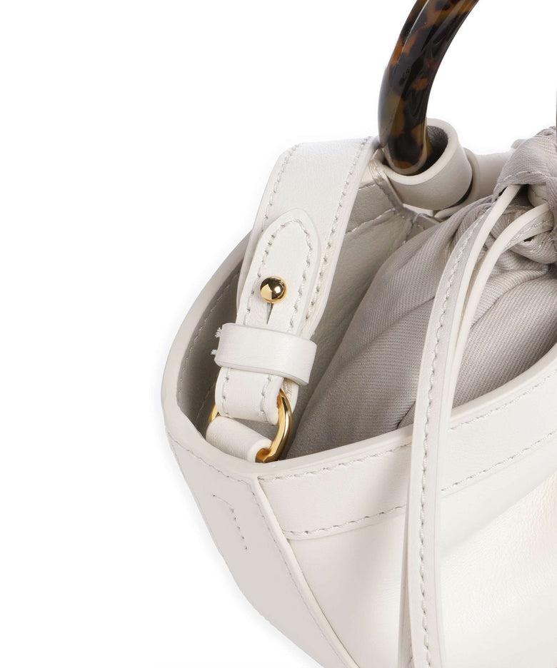 Shell Borsa a mano pelle a grana fine pearl<BR/><BR/> E1U5A180301 N17 COCCINELLE 