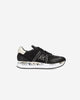 Conny women's shoe in leather and fabric