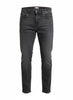 Jeans 5 tasche in denim grigio