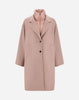 CAPPOTTO IN VELOUR WOOL CLOTH E NYLON ULTRALIGHT