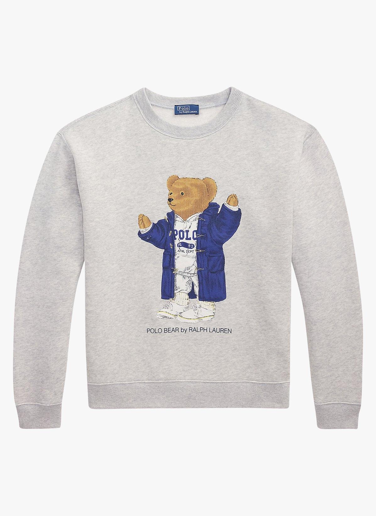 Felpa in misto cotone stampa Polo Bear 211972794 001 RALPH LAUREN 