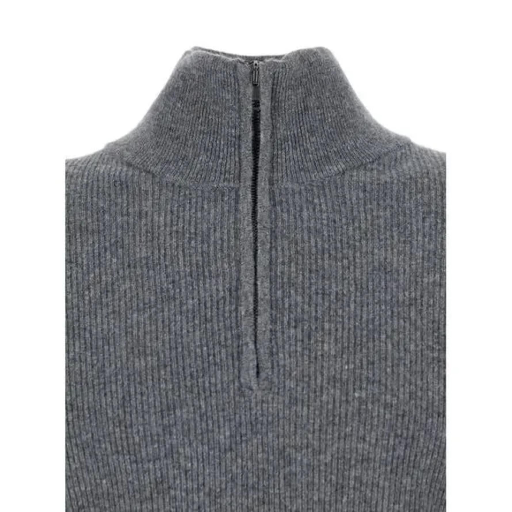 Maglia uomo in lana mezza zip 253M21315 M2118 ROBERTO COLLINA 