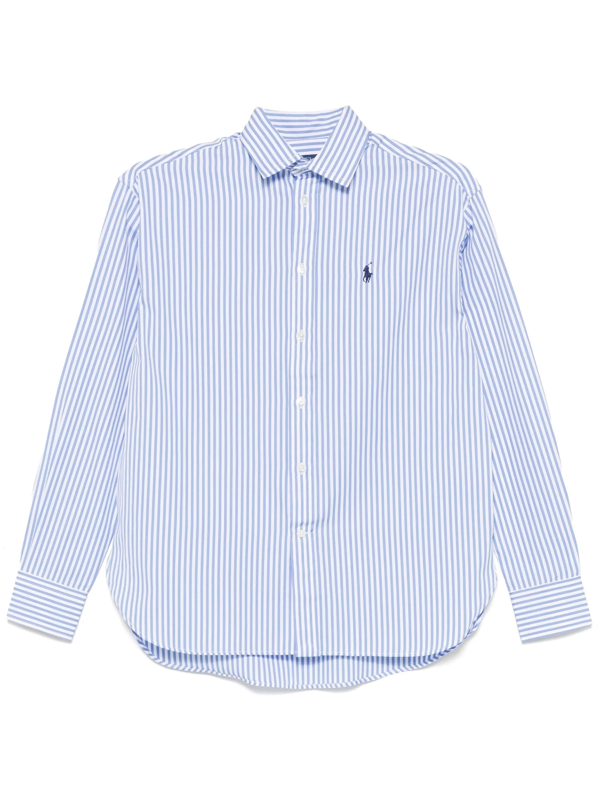 Camicia in cotone a righe dal taglio rilassato